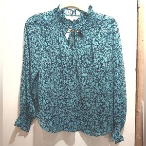 LOFT. size small. navy and  teal 🩵